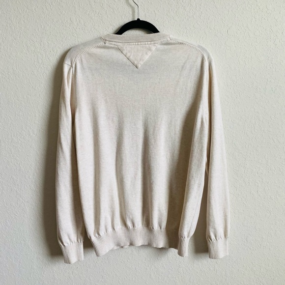 Tommy Hilfiger Mens Sweater in Cream Color.  Size Large.  EUC - Picture 4 of 10